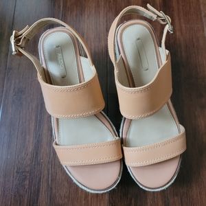 Aldo Wedge Platform Sandals Size 6